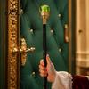 Gold Cane for Role Play Scepter Wand, Royal King/Queen Costume Accessory, Medieval King Crown Staff Princess Cosplay Wands Play, Dress Up Easy
