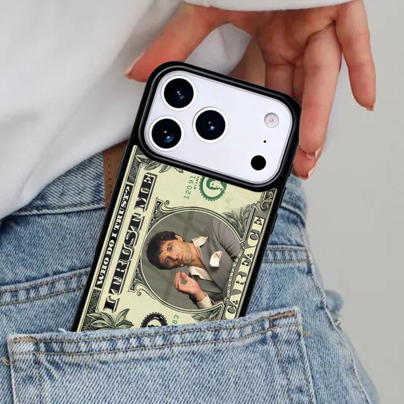 Scarface Tony Montana Phone Case for iPhone 17ProMax 12 13 14 15 16e 17 Pro Max Plus Air Cover