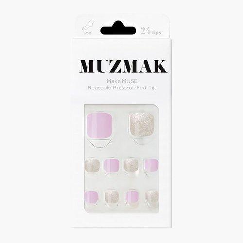 MUZMAK Reusable Pedi Tip Sparkling Pedi