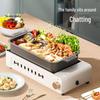 3-in-1 Electric Baking Pan: Korean Hot Pot, Grill, and Shabu-Shabu Cooker