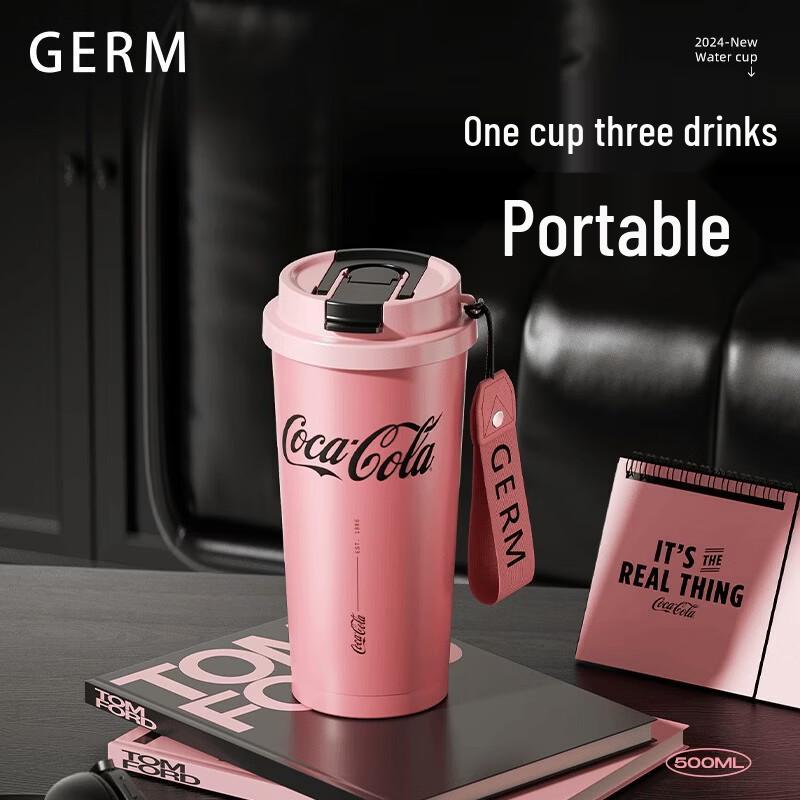 TAFUCO Ceramic & 316 Stainless Steel Dual-Drink Tumbler