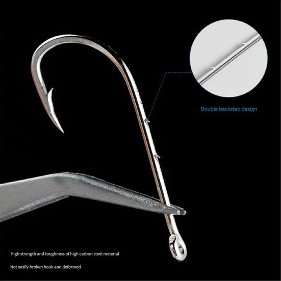 Ultra-Sharp Fish Hooks Set High Durability Compact Design Portable Versatile Outdoor Fishing Hooks Accessories
