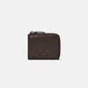 Roh Seoul Oval Button Wallet Wrinkled Umber