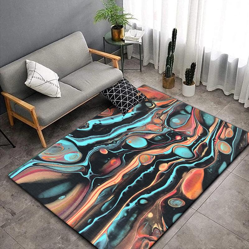 Fashionable Color Carpet for Living room,Non Slip  BATHROOM Mat, Outdoor rug,Portable Lightweight Picnic Mat,bedroom Decor Rug