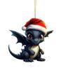 New Year Christmas Dragon Baby Egg Acrylic Christmas Hanging Creative Ornament Christmas Tree Hanging Ornament Pendant Gift