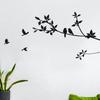 Black Movable Wall Sticker 58x24cm Waterproof Wall Sticker Adhesive Wall Sticker  Living Room Decor