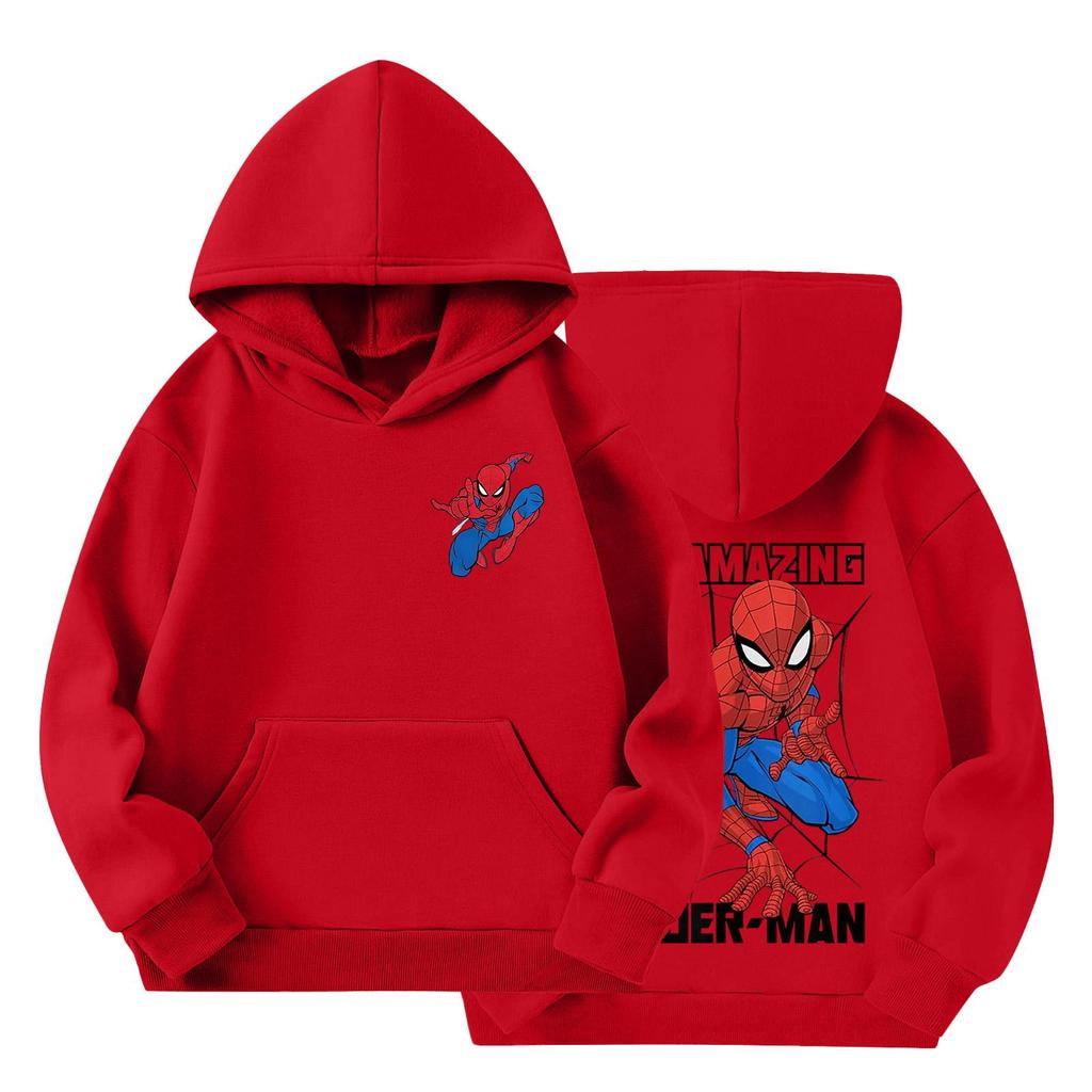 Kids' Long Sleeve Loose Fit Pullover Hoodie with and Print