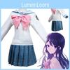 Stylish Sayaka Maizono Danganronpa Anime Uniform Costume Cosplay Suit With Wig