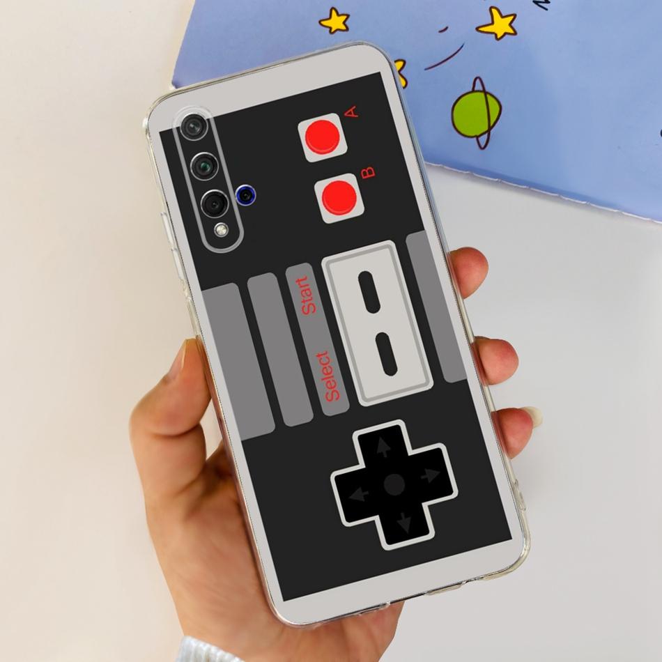 For Huawei Nova 5T Phone Case Nova5T YAL-L21 YAL-L61 YAL-L71 Elegant Printing Soft Silicone Clear TPU Slim Cases