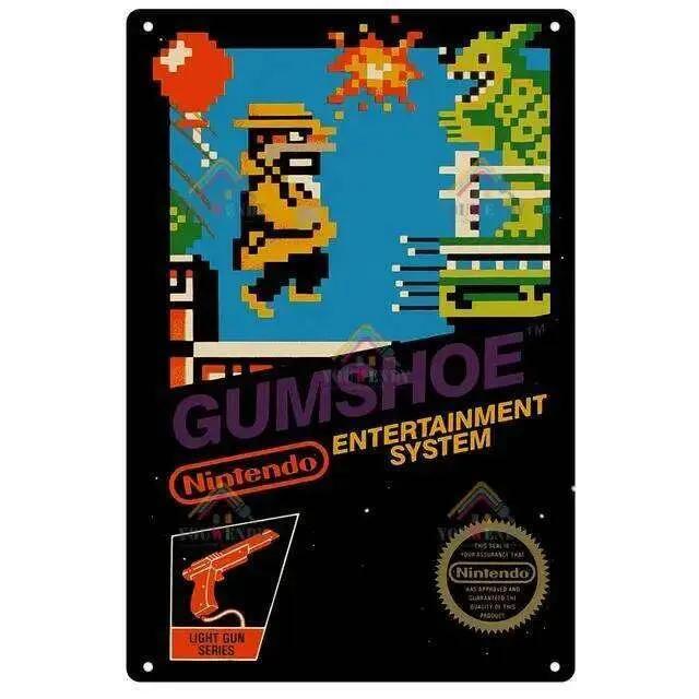 Retro Video Game Metal Poster Classic Gaming Tin Sign Wall Art Man CaveBarCafe Decor X Inches 26T0104 26T0104
