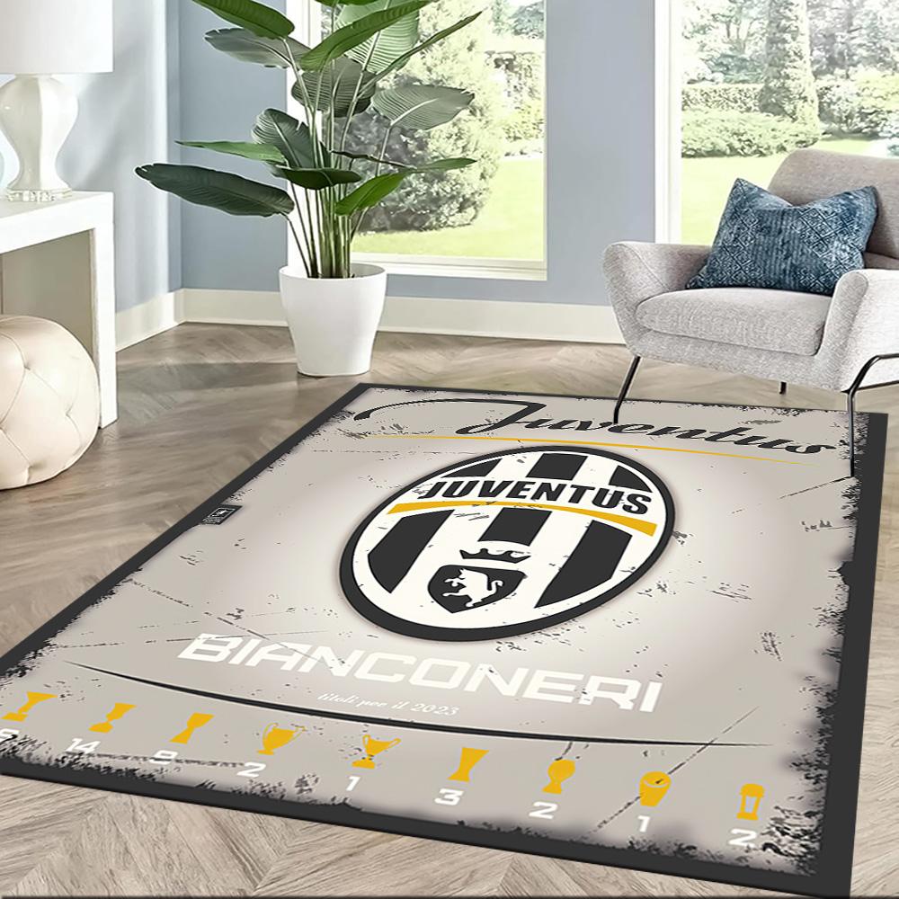 Juventus Area Rug Perfect For Balcony Playrooms Bedrooms Entryway Antislip Rug Office Home Decor Wedding Party Gift