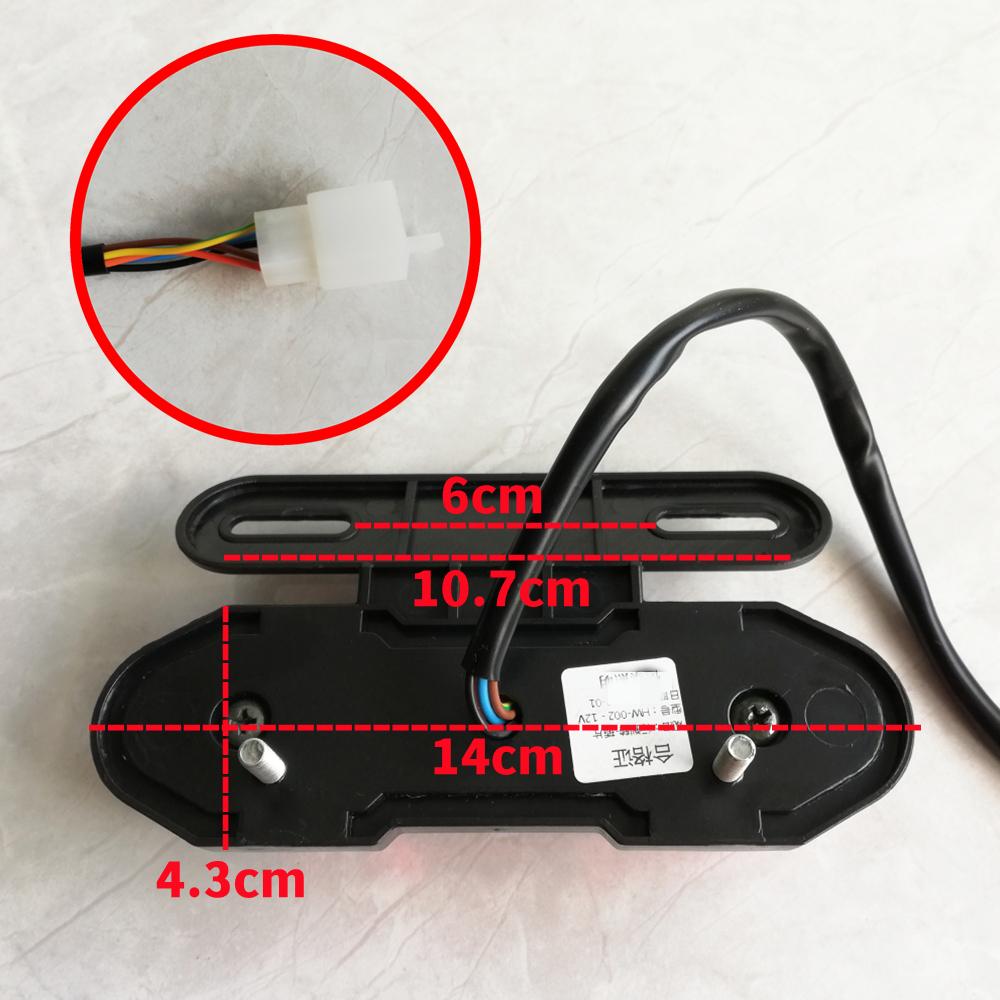 1 Stück 12V LED Bremslicht Für Motorrad Rücklicht Blinker Elektrisches Motorrad Hinten