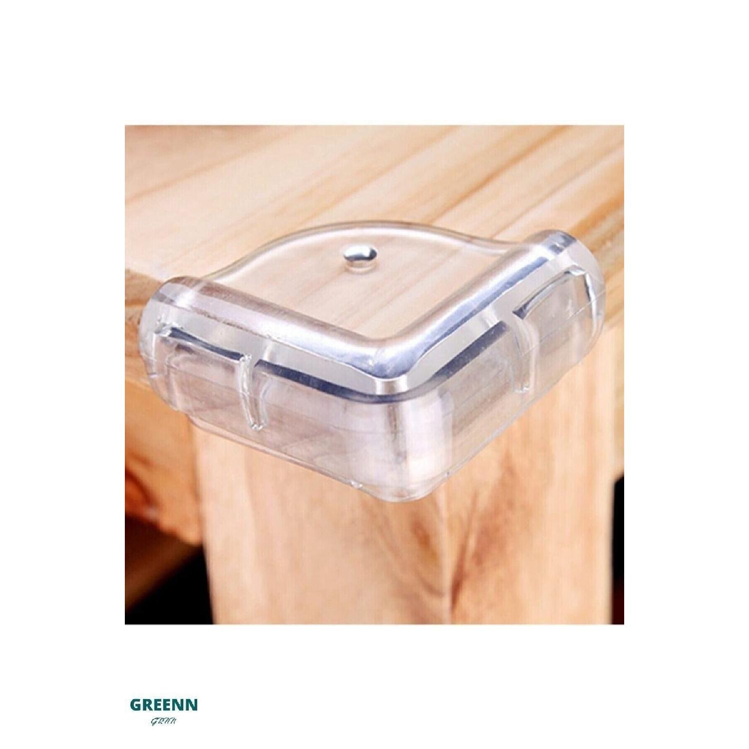 

Стіл Журнальний столик Край кутового протектор Силіконова подушка 4 комплекти Захисний пристрій для дітей білий