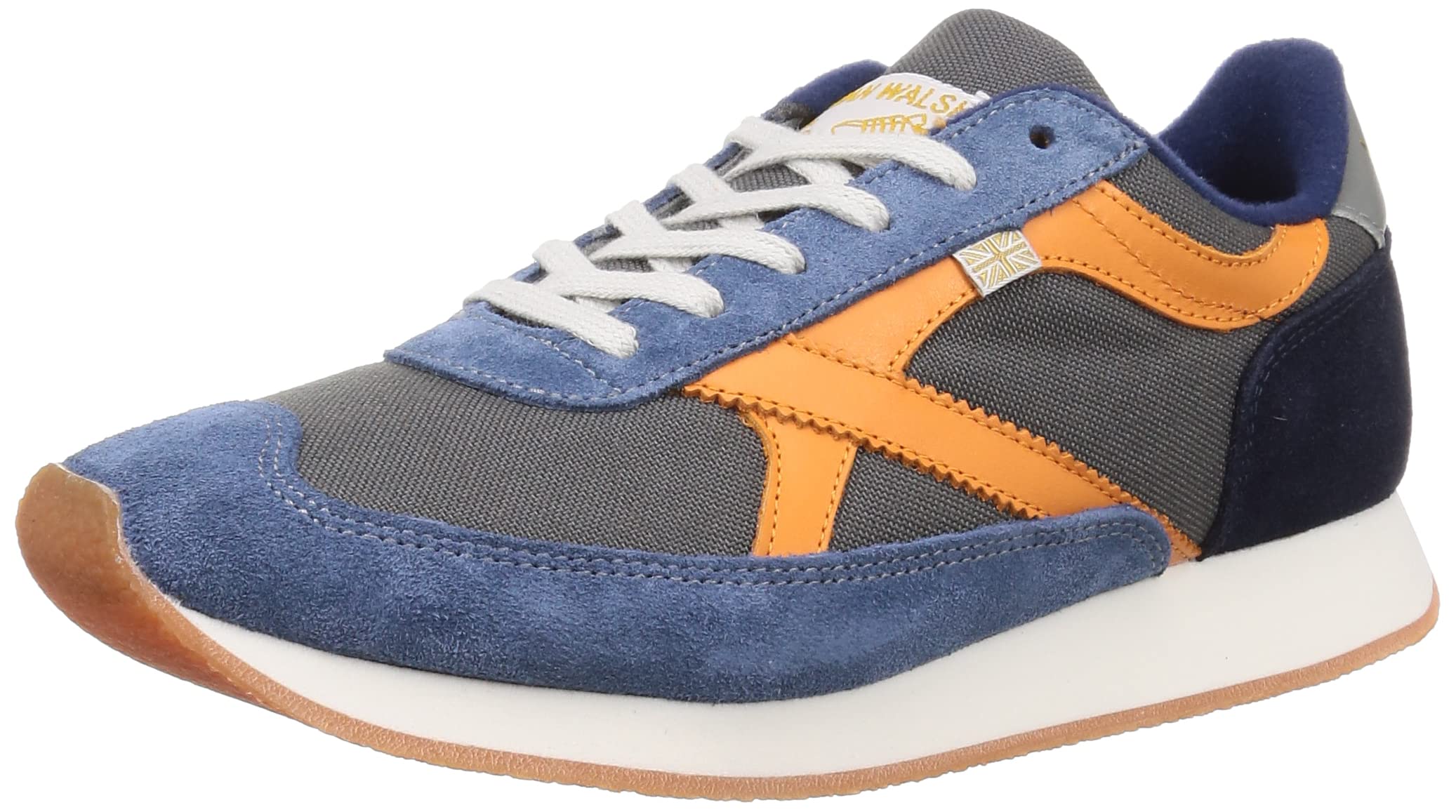 

Sneakers in Whirl Wind cm [Walsh] (Made England) Gray/Navy/Orange 25.0