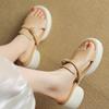 2026 New Women's Summer Outdoor High Heeled Slippers with Thick Bottom and Thick Heel