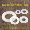 Sany 75 Excavator Nylon Washer - Thick, Wear-Resistant Hardened Plastic for Round Bucket Pin 60/135.