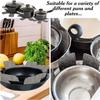 12 pièces protège-poêles (26/35/38 cm), séparateurs empilables pour éviter les rayures Label