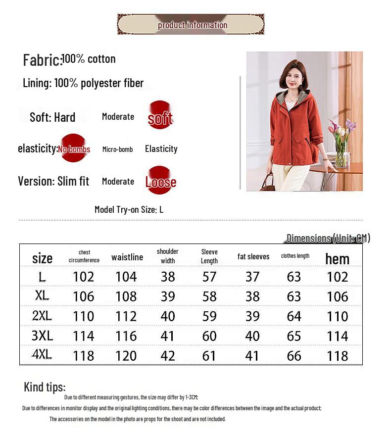 Yalu Women's Loose Hooded Casual Jacket