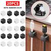 20PCS/10PCS/5PCS magnetic cable clamp cable organizer anti slip is a practical tool for fixing charging cables in offices, homes