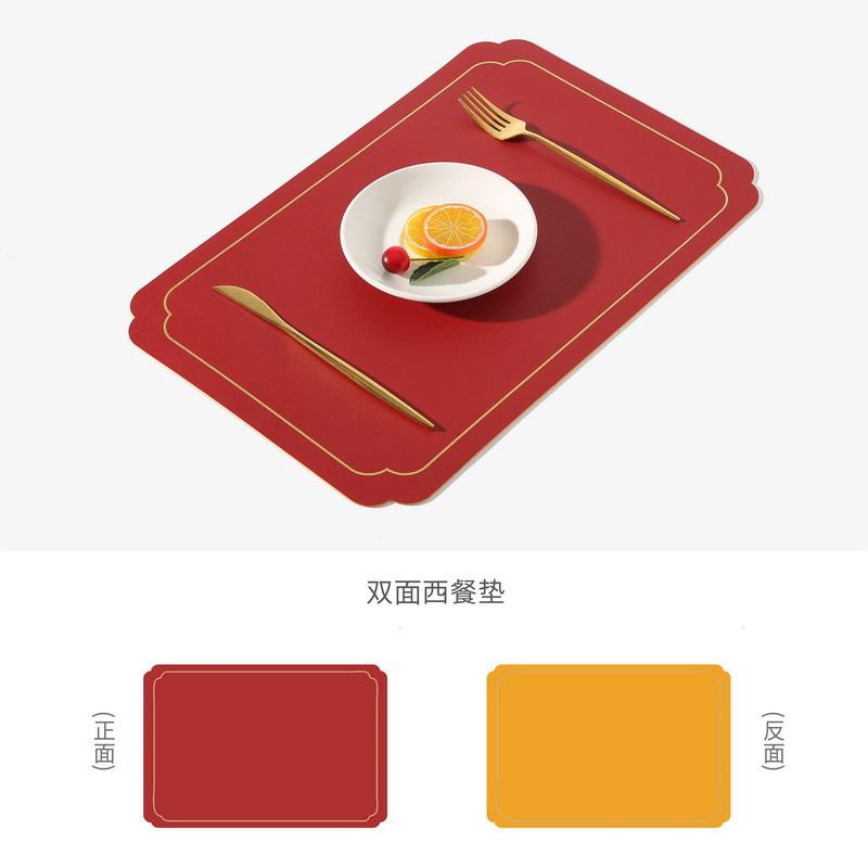 4 Pcs Nordic Style Table Mat Anti-Slip Water-Proof Placemat Coaster Mats Dining Tablemat Silicone Coaster Kitchen Accessories