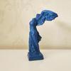 14cm Resin Victory Goddess Figurine: Nordic-Style Full Body Sculpture for Desktop Decoration