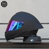 ORZ Motorcycle helmet, men's and women's dual lens full face helmet, motorcycle sports car, all season full face helmet