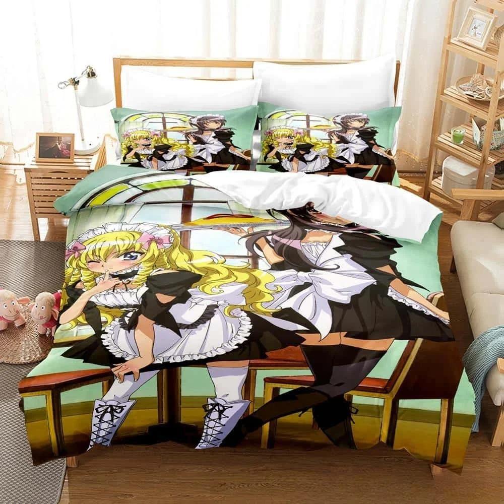 New 3D Print Anime Kaichou Wa Maid-sama Bedding Set Single Twin Full Queen King Size Bed Set Adult Kid Bedroom Duvet Cover Sets