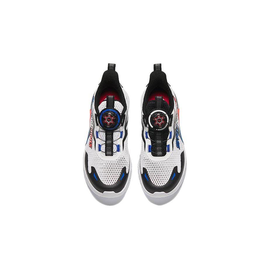 Anta Kids Comfortable Shock Absorbing Durable Low Top Running Shoes Kids Running Shoes White Black A312425515-3