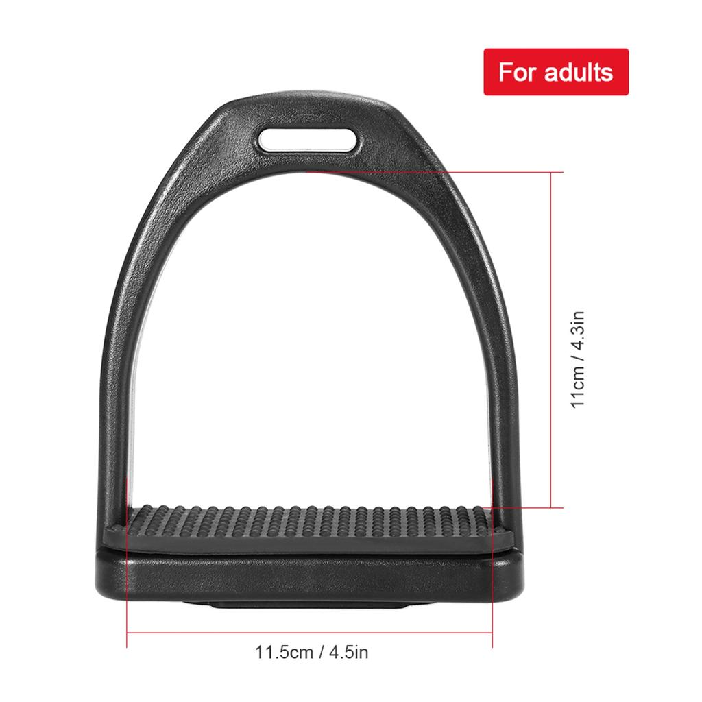 2 PCS Horse Riding Stirrups Plastic Horse Saddle Anti skid Horse Pedal Super Lightweight Equestrian Safety Equipment
