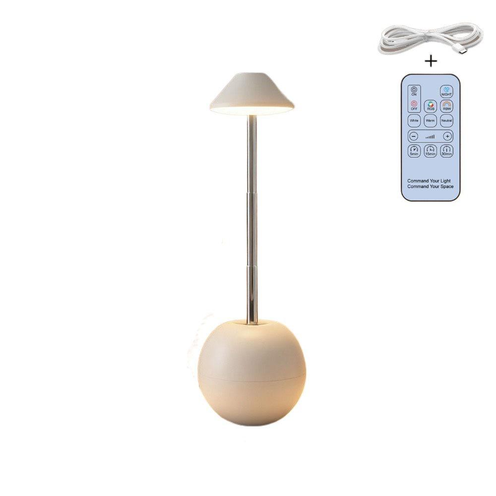 

Rechargeable Table Decoration Lamp with Remote Control Touch Control Desk Light RGB Atmosphere Room Bedside Lamp Home Use