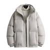 Men's down jacket new plus size white duck down bread jacket winter jacket men's thick loose and warm