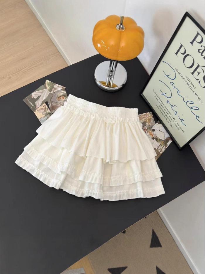 Damen Hohe Taille A-Linie Puffy Kuchenrock - Süßer Retro Ballett Stil für Frühling & Herbst