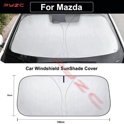 Car Windshield SunShade Cover For Mazda 2 3 4 Alexa CX30 CX-4 CX5 CX-5 CX8 CX-8 CX-30 EV CX-50 CX9 CX-9 Anti UV Car Accessories