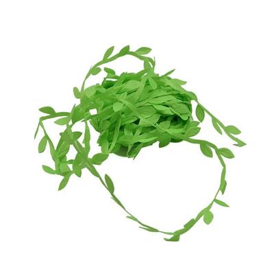 Frunze verzi artificiale în formă de frunze de mătase de 10 metri pentru decorarea nunții DIY coroană cadou Scrapbooking Artizanat Floare falsă
