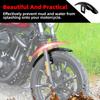 Gloss Black Motorcycle Front Fender Mudguard Splash Guard Cover ABS For Harley-Davidson Sportster XL 883 XL1200 48 72 1988-UP