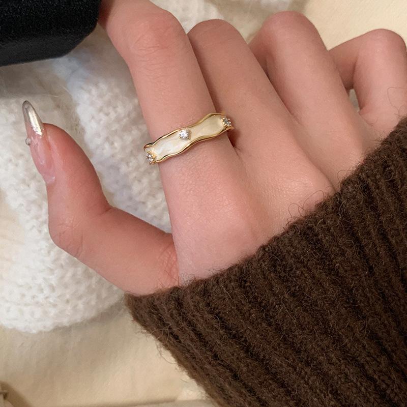 Niche Design Sense Bow Ring Women'S Light Luxury Elegant Gentle Temperament Simple And Versatile Fashion Ring Ring