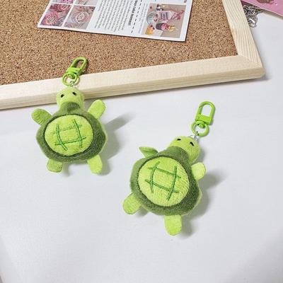Cute Turtle Plush Keychain Tortoise Key Chain Soft Stuffed Animal Keyring Backpack Pendant Bag Charm Lovely Gift