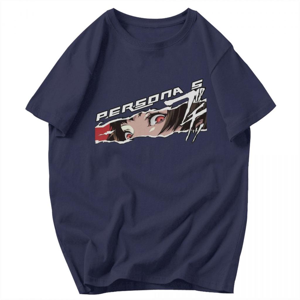 Men T Shirt Persona 5 Makoto Niijima Gifts Y2K Graphic Crewneck Unisex Clothing T Shirts