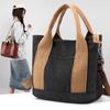 New Japanese Korean Style Canvas Multi Pocket Crossbody Shoulder Bag For Women Casual Small Daily Travel Mom Top Handle Bag
