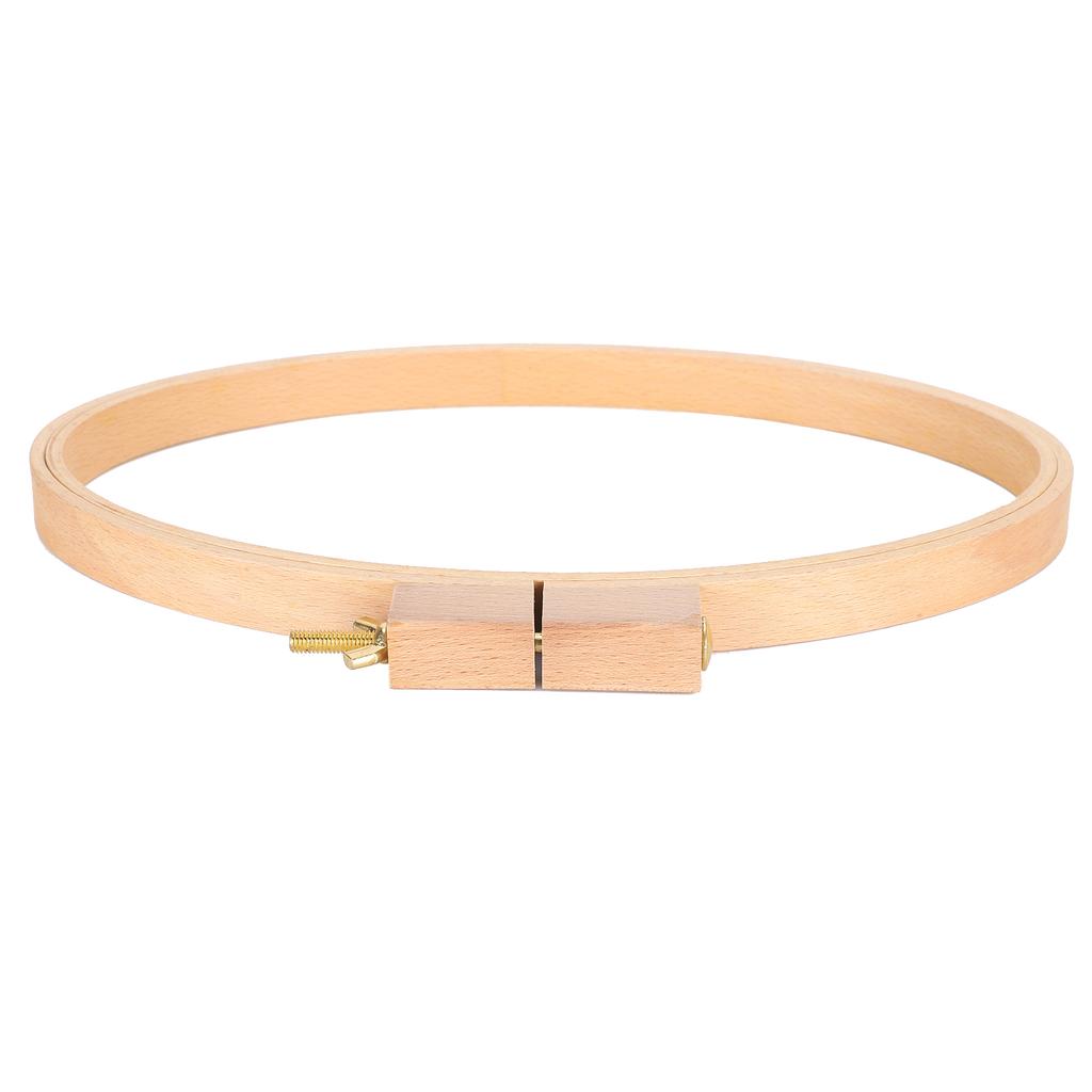 Rama Ovală Orizontală pentru Gherghef de Broderie, Lemn Lat pentru Artizanat, Desktop DIY, Accesorii pentru Punct în Cruce