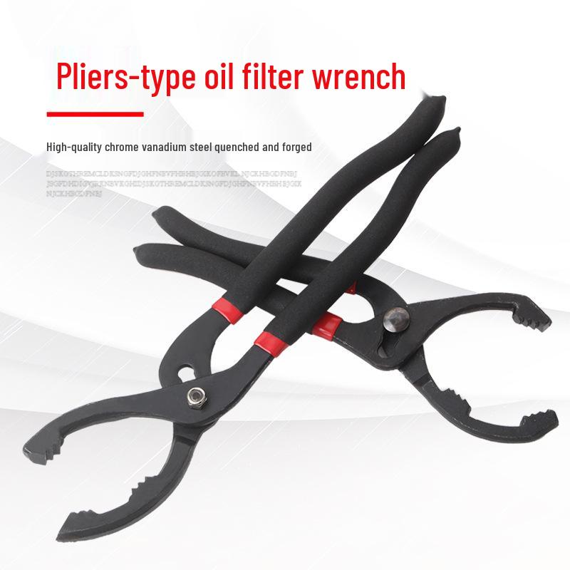 Ball Head Pliers Oil Filter Wrench Tool for Oil Change and Filter Removal 10-inch pliers filter wrench