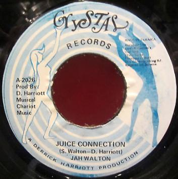 

7inch Record JAH WALTON Juice Connection 2026 Crystal Records Jamaica Reggae Ska Dub Used