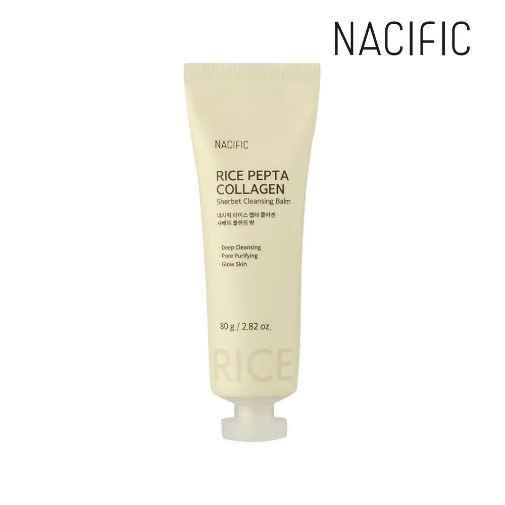 NACIFIC Rice Pepta Collagen Sherbet Cleansing Balm 80g x1