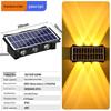 Color-Changing Waterproof Solar Wall Lamp for Gardens and Courtyards