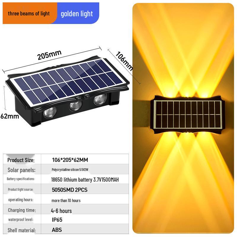 Super Bright Waterproof Solar Garden Wall Lights for Outdoor Decoration