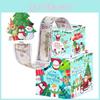 Dual Layer Blue Christmas Money Envelope Cardboard Construction Gifts Festive