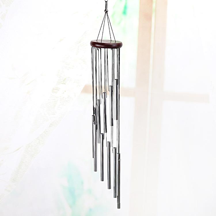 Retro Wooden & Metal Wind Chime: Pastoral Wall Hanging Ornament & Creative Home Gift Pendant