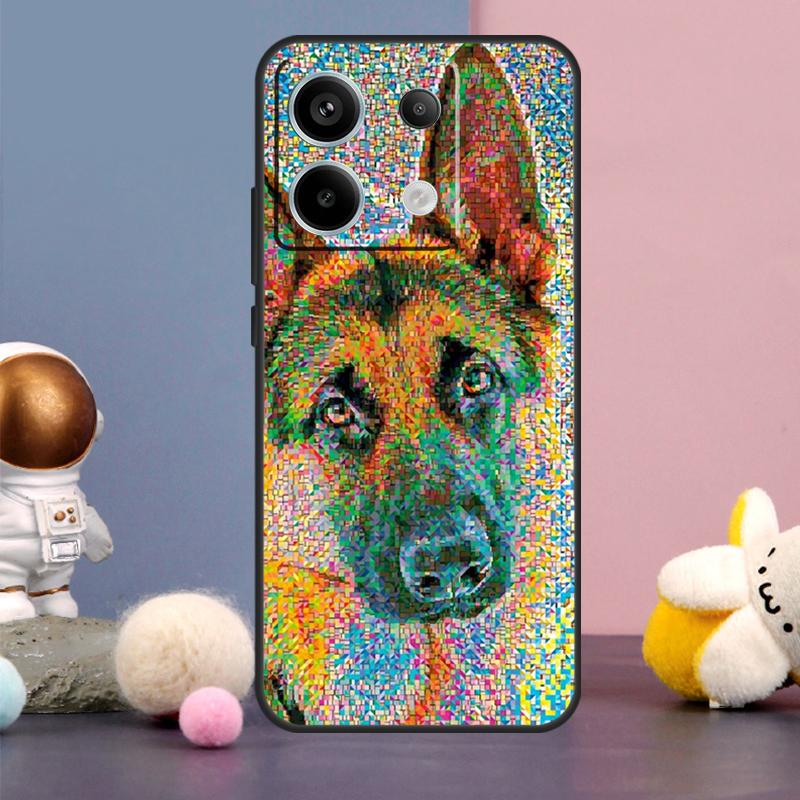 German Shepherd Dog Case For Xiaomi Redmi Note 14 9 10 11 12 13 15 Pro Plus Redmi 15 15C 10C 12C 13C 14C Cover