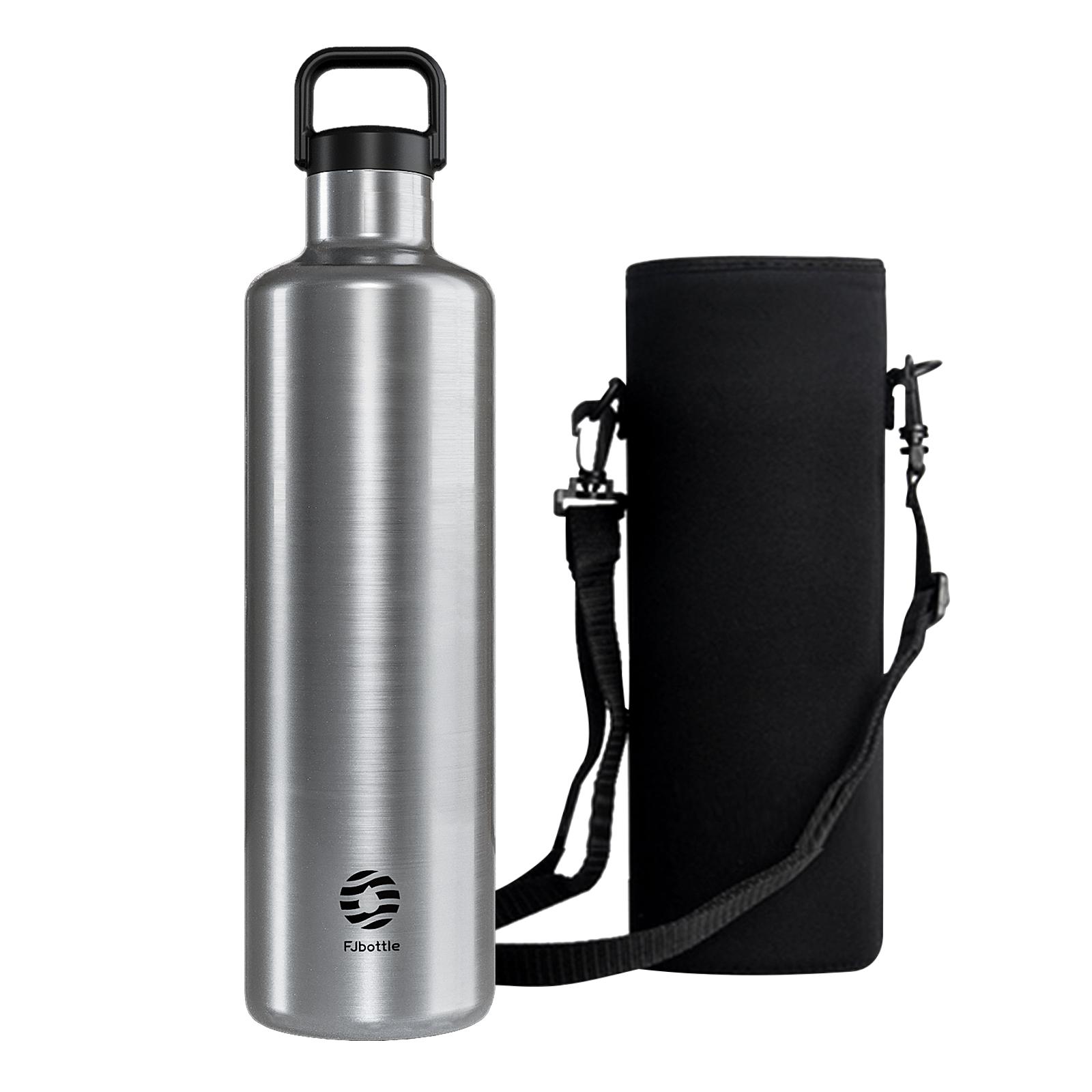 1750ml Large-capacity thermos Stainless Steel Thermos Bottle with Portable cloth bag vacuum flasks 1750ml серебряный