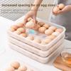 30 Grids Refrigerator Egg Holder Large Capacity Egg Tray Egg Storage Box  Home Use